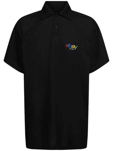 Ebay cotton piquet polo shirt