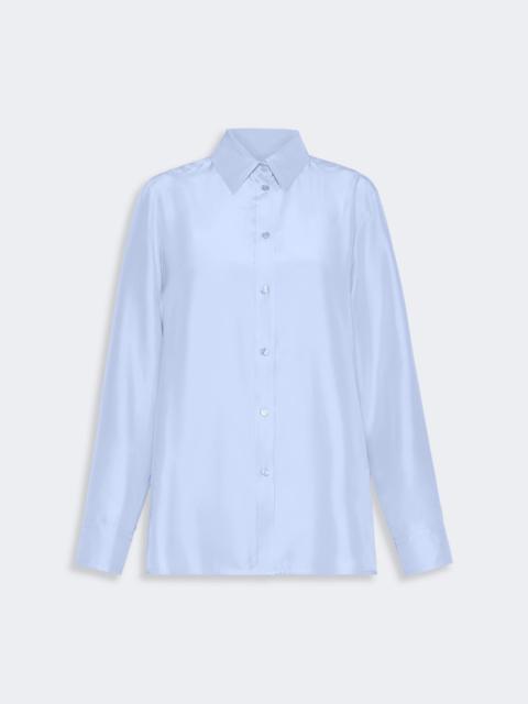 WEEKEND Max Mara PALANCA Silk Habotai shirt - LIGHT BLUE