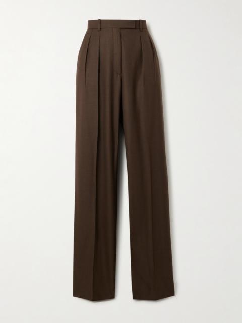 Loro Piana Wool-crepe Wide-leg Pants