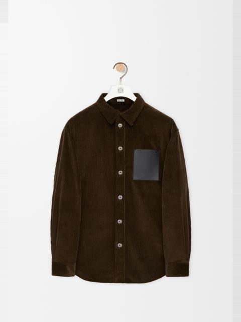 Loewe Shirt in cotton corduroy