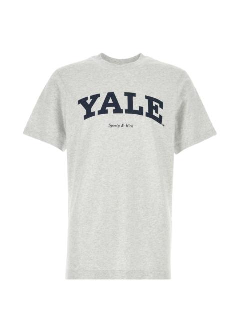 Sporty & Rich melange cotton T-shirt