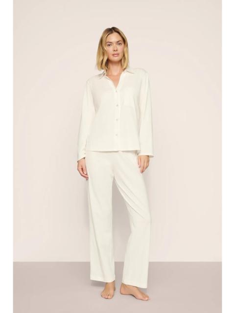 eberjey Pima Cotton Long PJ Set