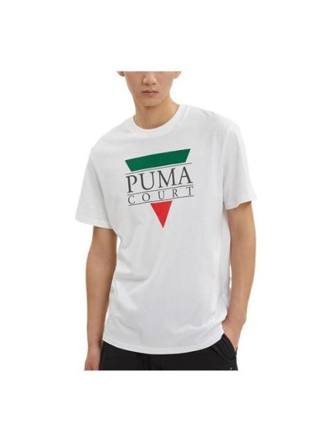 PUMA PUMA Tennis Club Graphic Tee 'White' 536913-02