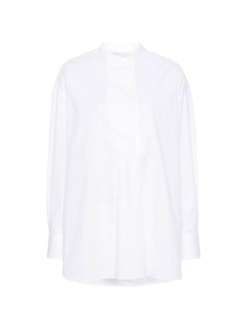 pleat-detail blouse
