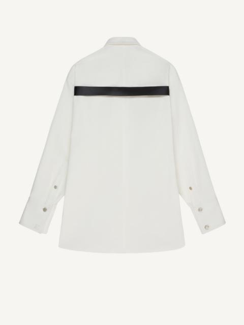 courrèges OVERSIZED DRY DENIM SHIRT