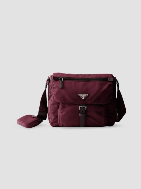 Prada Women's Re-Nylon Shoulder Bag - Dark Red