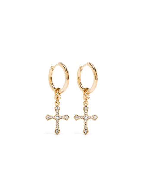 Dolce & Gabbana crucifix drop earrings
