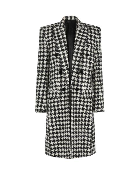 Balmain Unisex - Six-button wool coat with detachable inset jacket