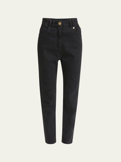 High-Rise Slim-Fit Jeans