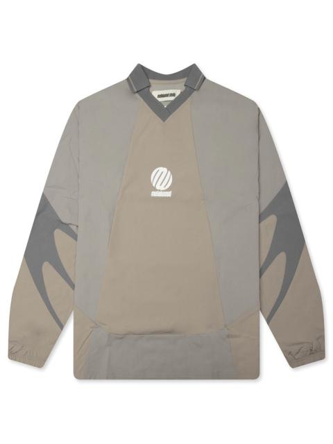 Metalwood Studio MACHINE L/S POLO - TAN