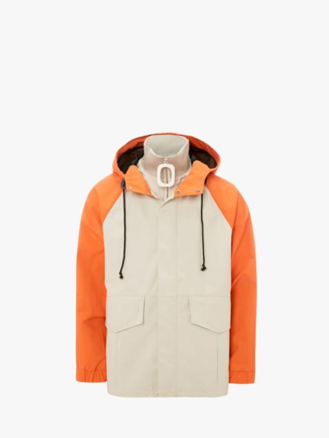 JW Anderson SHORT COLOURBLOCK PARKA JACKET