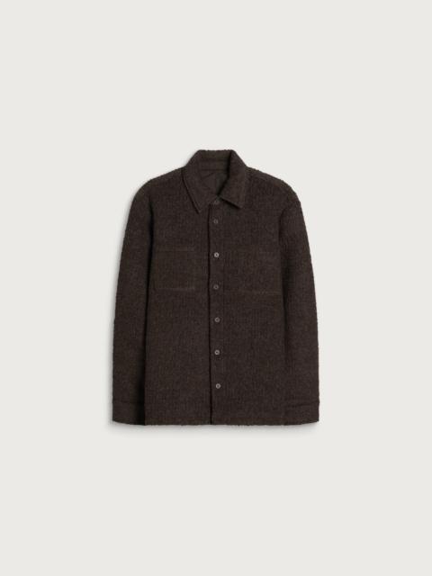 Wax London Wax London Mount Boucle Reversible Overshirt