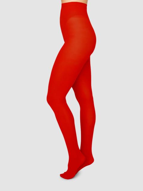 BY FAR Olivia Premium Tights Sharp Red