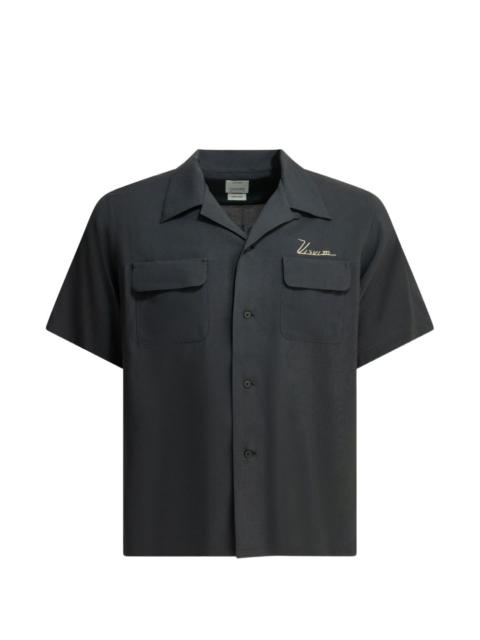 visvim logo-print short-sleeve shirt