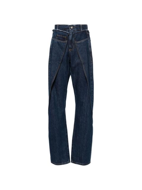 BETTTER Wrap straight-leg jeans