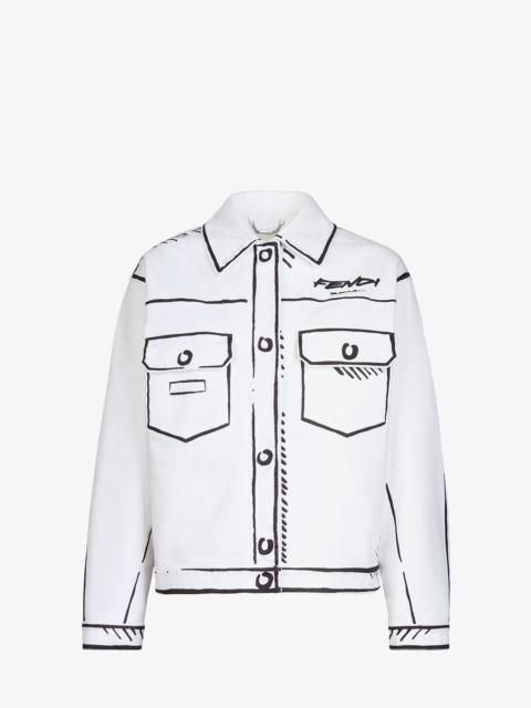 FENDI Fendi Roma Joshua Vides denim jacket