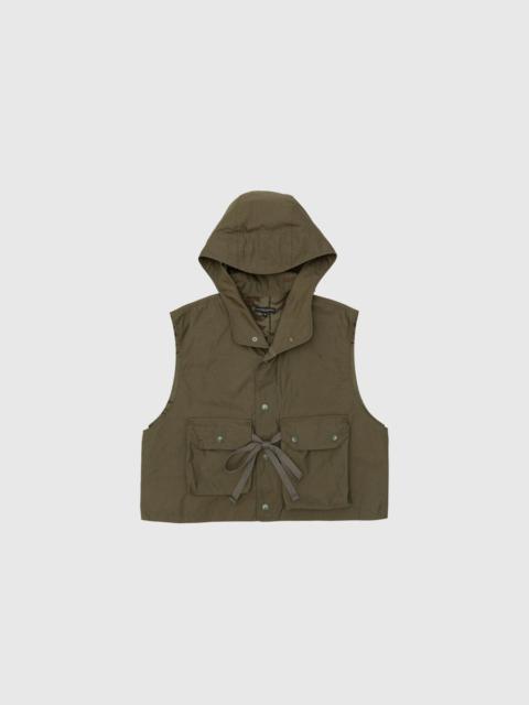 CP WEATHER HOODED SHORT VEST