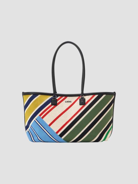 Loewe Women's Verano Embroidered Canvas Tote - Ecru Multicolor