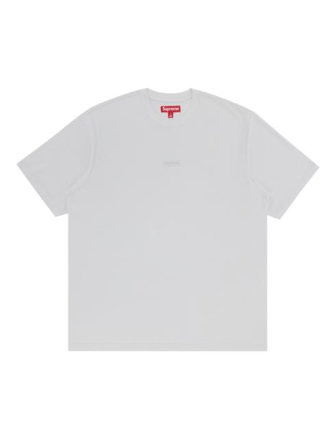 Supreme 최고 고밀도 작은 상자 짧은 소매 최고 'Grey 이름 *