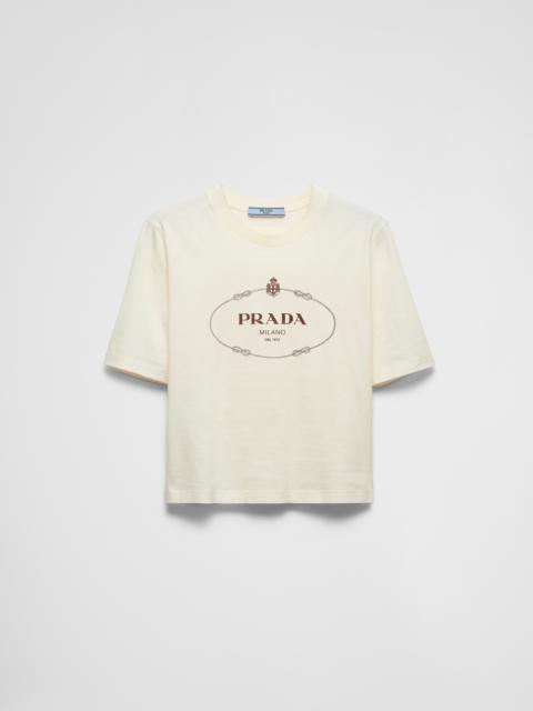Prada Printed jersey T-shirt
