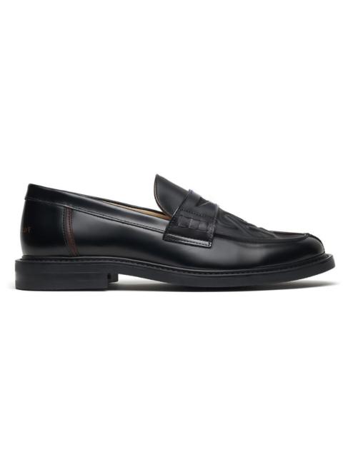 Filling Pieces Men's Gowtu Leather Penny Loafers - Black