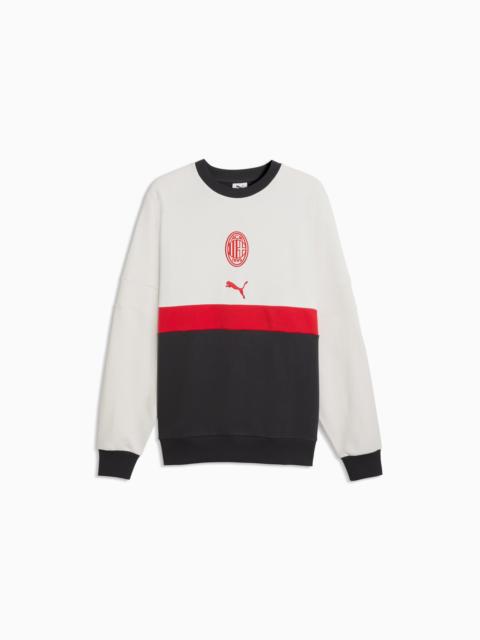 PUMA AC Milan ftblCulture Men's Relaxed Crew Sweatshirt