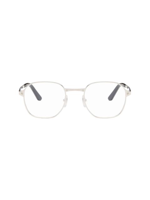 Cartier Silver 'Santos de Cartier' Glasses
