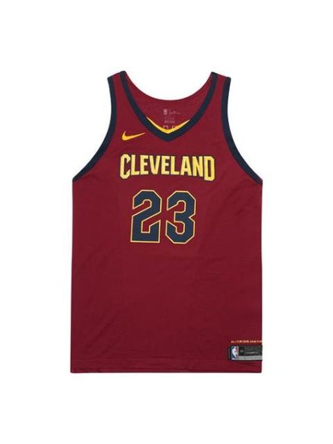 Nike Nike Lebron James Cleveland Cavaliers Icon Edition Authentic AU Red 863018-677