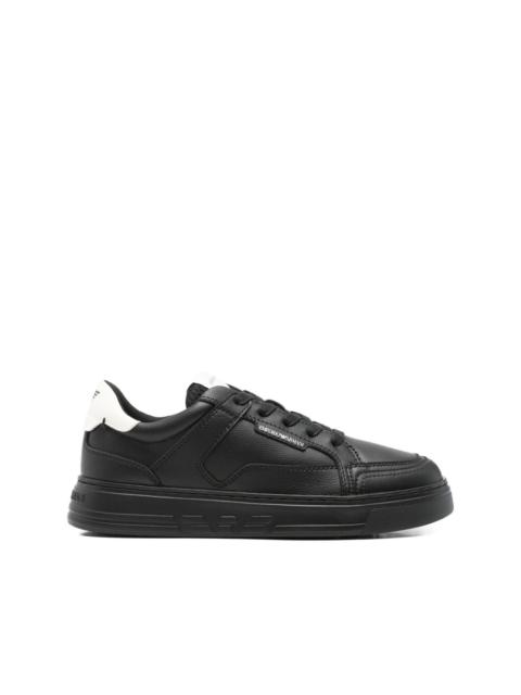 EMPORIO ARMANI leather sneakers