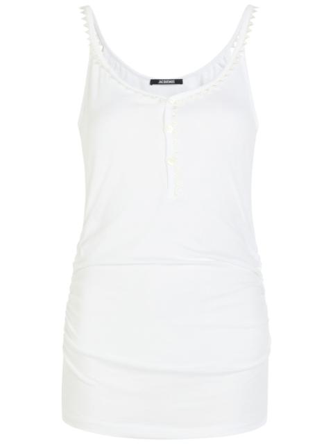 JACQUEMUS Jacquemus La Debardeur Clavela Cotton top