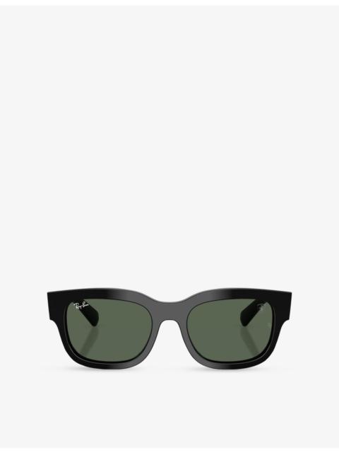 Ray-Ban RB2228M Scuderia Ferrari Square-Frame Acetate Sunglasses