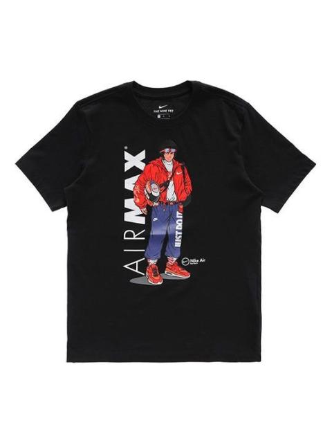Nike 나이키 운동복 만화 Hypeman S/S 티 검정 DB6158-010