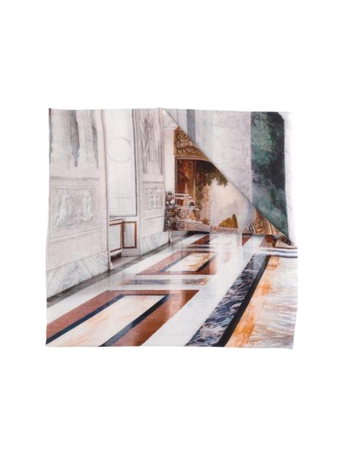 Faliero Sarti Palazzo Del Quirinale-print scarf