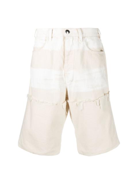 frayed-detail bermuda shorts