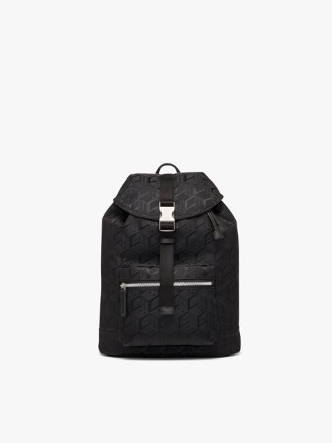 MCM Brandenburg Backpack in Cubic Jacquard Nylon