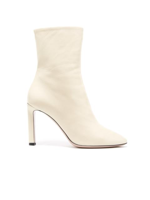 Oscar de la Renta LEATHER RUGBY ANKLE BOOT