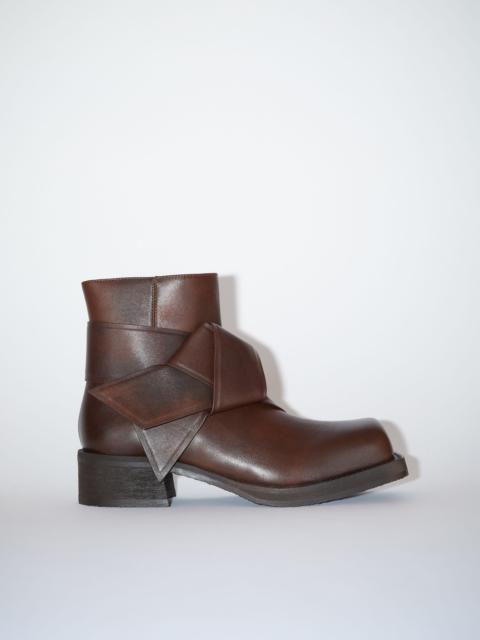Musubi ankle boot - Dark brown