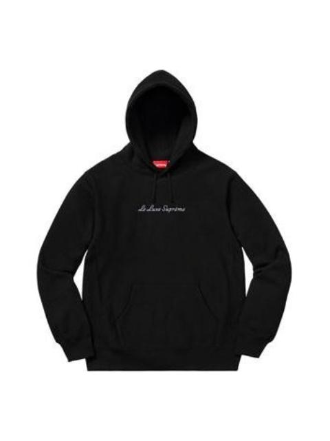 Supreme SS19 Le Luxe Hooded Sweatshirt Black SUP-SS19-316