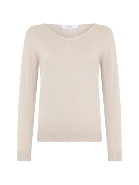 FABIANA FILIPPI long-sleeve round-neck jumper