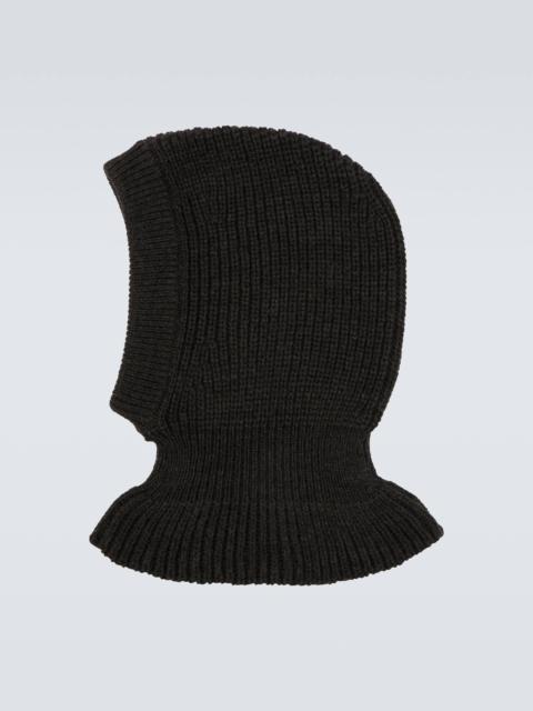 Lemaire Ribbed-knit alpaca wool-blend hood