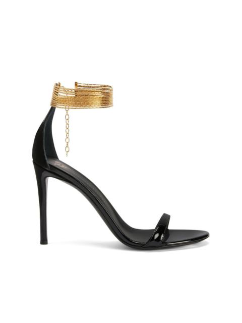 Kay 105mm leather sandals