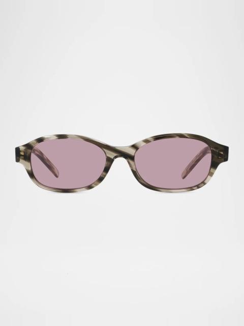 Givenchy City 52MM Oval Sunglasses