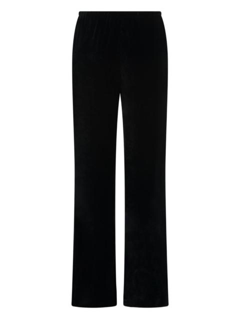 Etro drawstring flared trousers