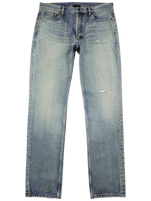 Relaxed straight-leg jeans
