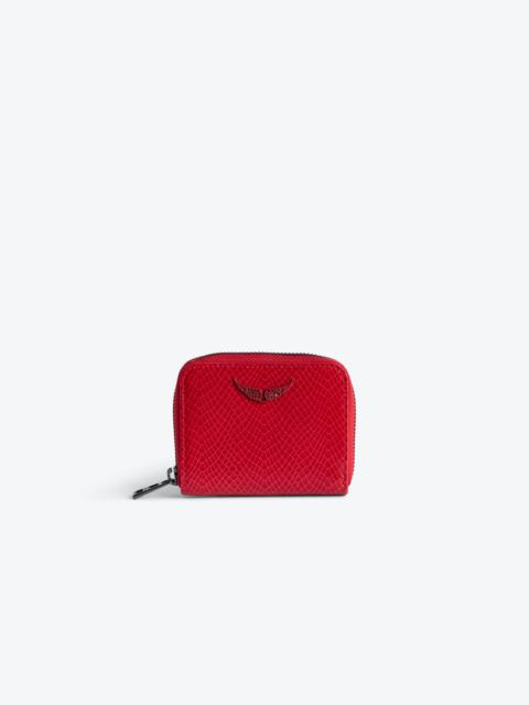 Zadig & Voltaire Mini ZV Embossed Coin Purse