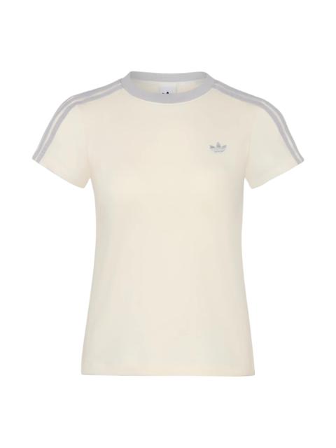 adidas (WMNS) adidas Tailored Cali T-Shirt Asia Sizing 'Chalk White' KT7790