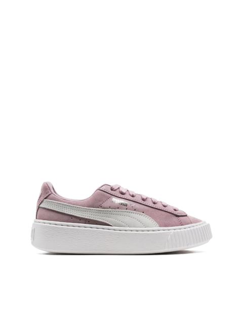 PUMA suede platform sneakers