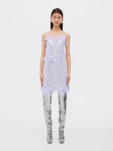 Bottega Veneta cotton  floral lace and sequins dress