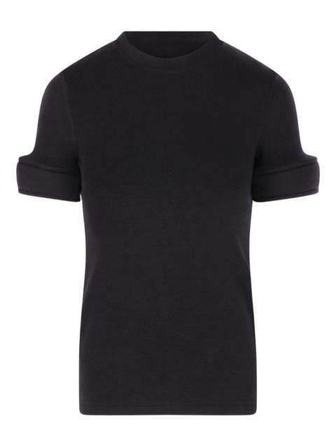MELITTA BAUMEISTER foam-cuff T-shirt