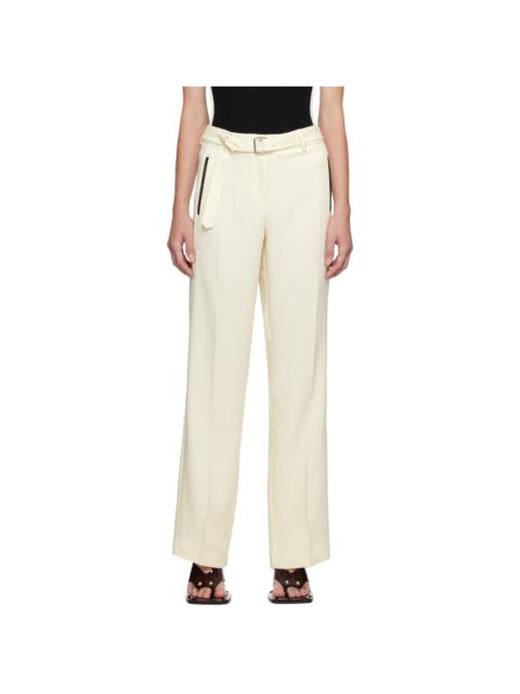 Paris Georgia Off-White Basil Trousers